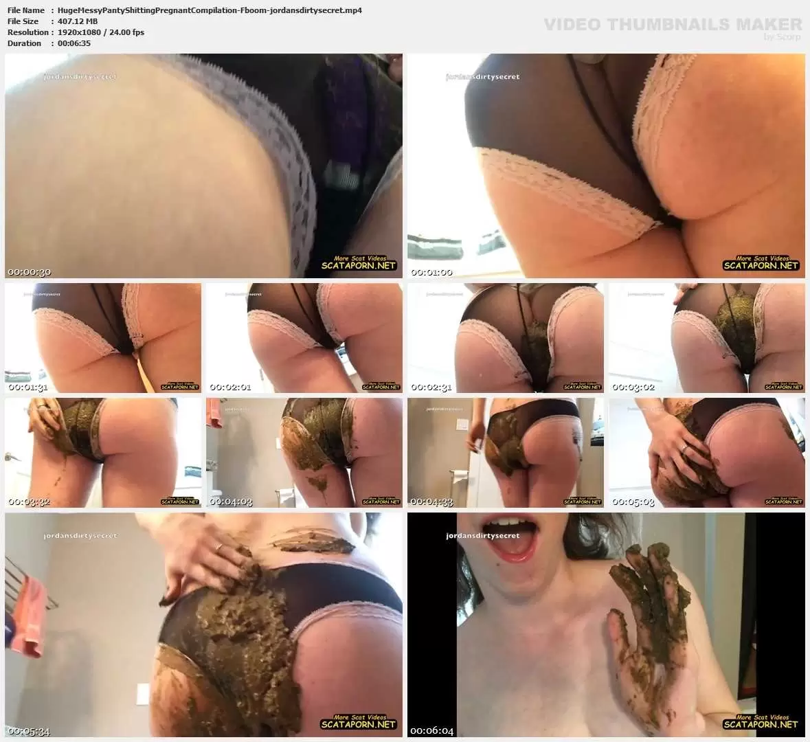 Huge Messy Panty Shitting Pregnant Compilation - Fboom - jordansdirtysecret