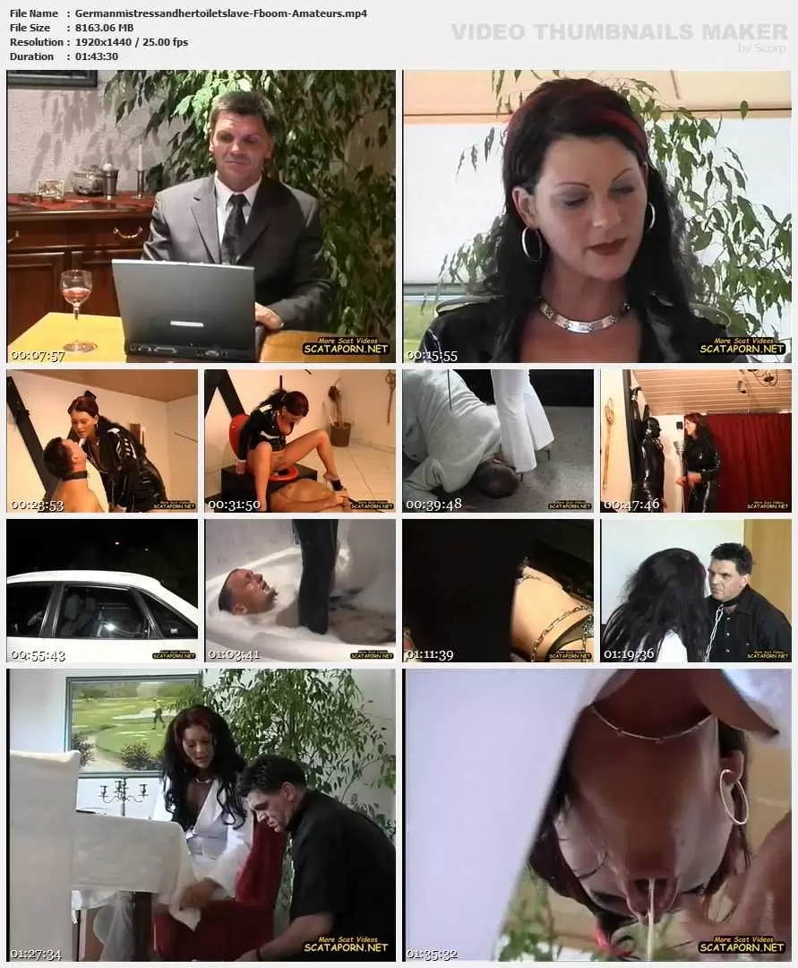 German mistress and her toilet slave - Fboom - Amateurs