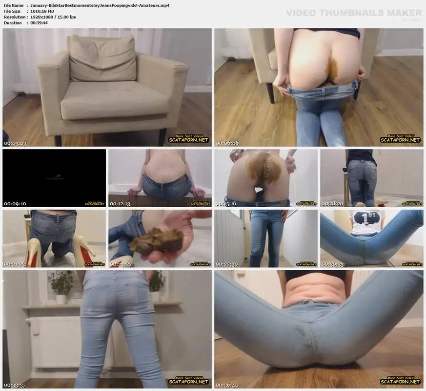 26 January 2023- BibiStar – Best moments my Jeans Pooping vids! - Amateurs