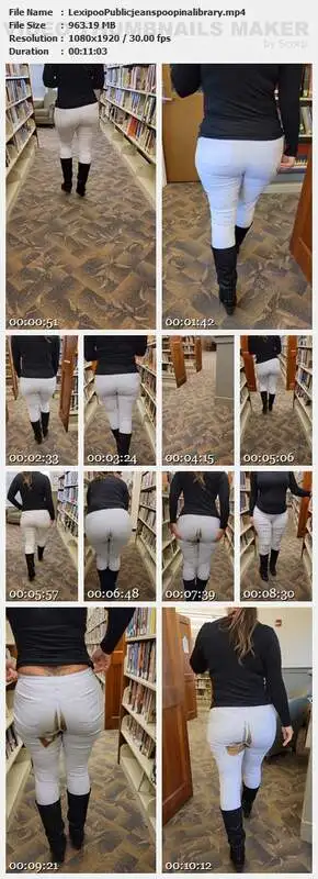 Lexipoo – Public jeans poop in a library
