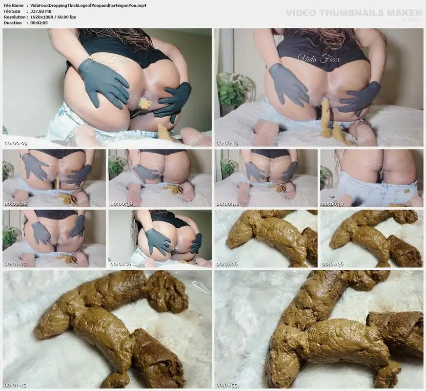VidaFoxx – Dropping Thick Logs of Poop and Farting on You