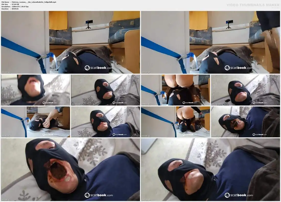 Mistress Luciana - Die Lebendtoilette Vollgefullt