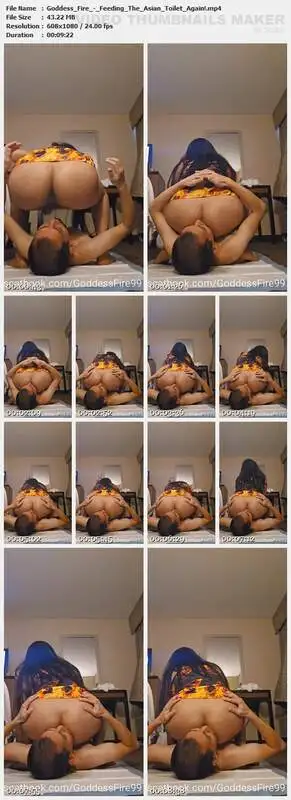 Goddess Fire - Feeding The Asian Toilet Again!