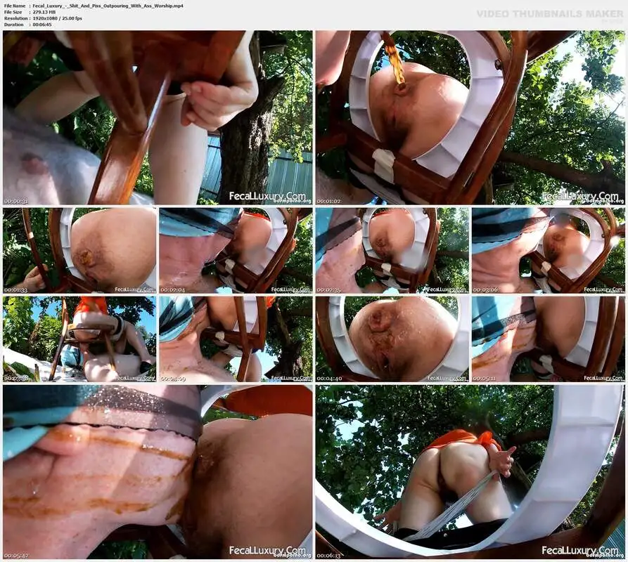 Fecal Luxury - Shit And Piss Outpouring With Ass Worship