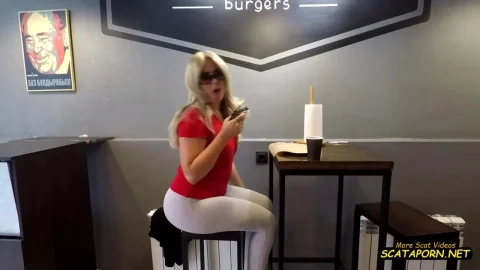 Urgent Pantypoop in Public Store – Leggings Pooping In Public Cafe – Bad Girl Pooping In The Store!
