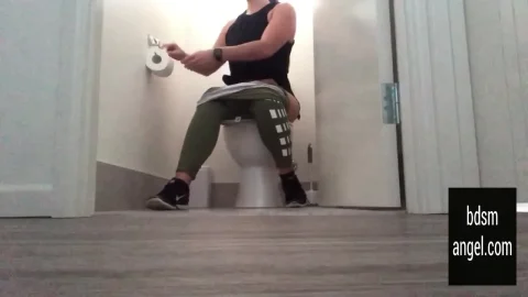 Busting to Go to the Toilet after Gym