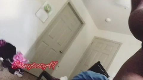 Ebonybooty49 – Torturing fart slave with suprise shit