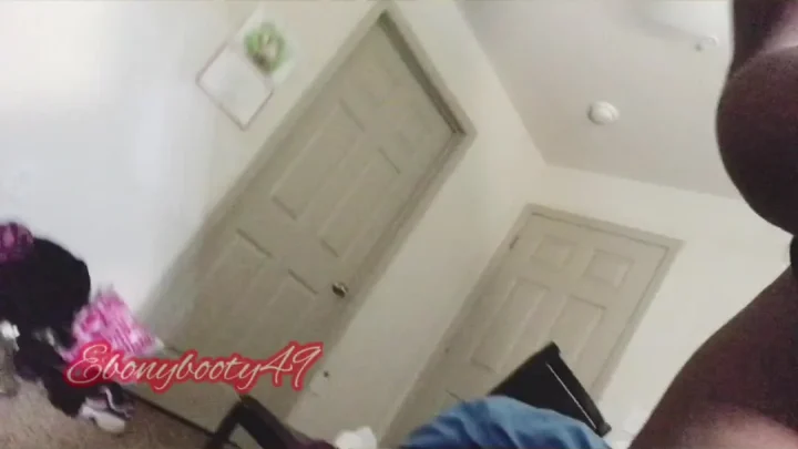 Ebonybooty49 – Torturing fart slave with suprise shit