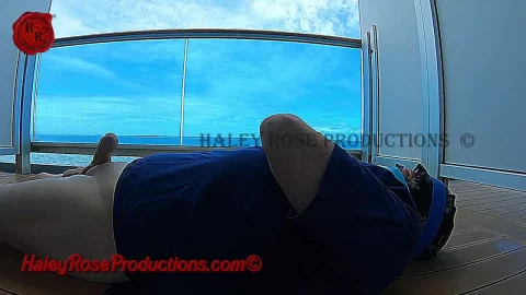 Haley Rose – Cruise Ship Balcony Shit Feeding