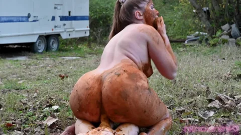I piss and shit on him and he fucks me full of shit! P1