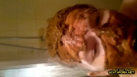JuliaDream – Shit on head or total scat mess – Fboom – Julia