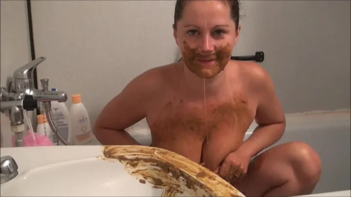 KaviarGirl shit in the sink and ate it. P1
