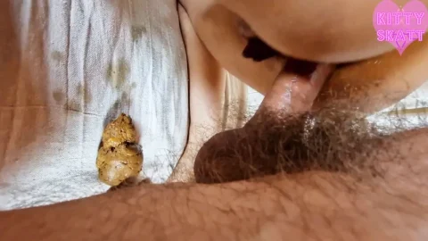 Kitty Skatt – POV After-Poop Anal in Bed
