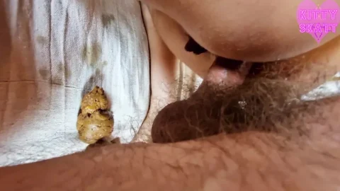 Kitty Skatt – POV After-Poop Anal in Bed