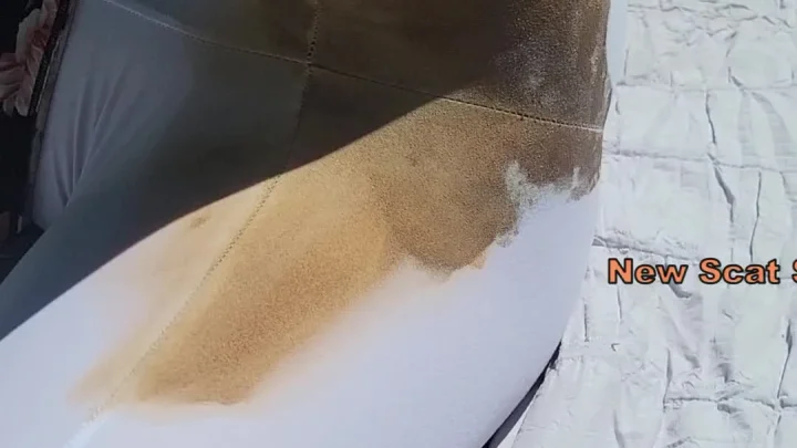 Messylexi – Huge mess in white leggings at the park MP4 / 4K