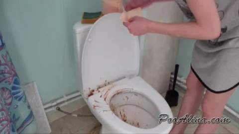 PooAlina – Smelly explosive diarrhea from Alina in the morning