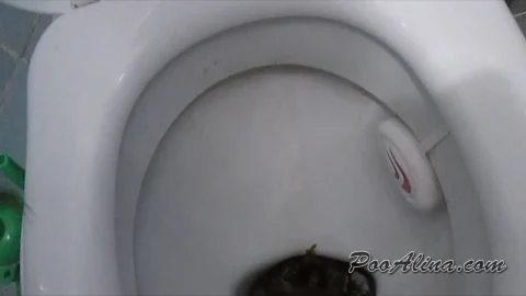 suppkakiem – Young Alina big shitting on toilet in the morning 12